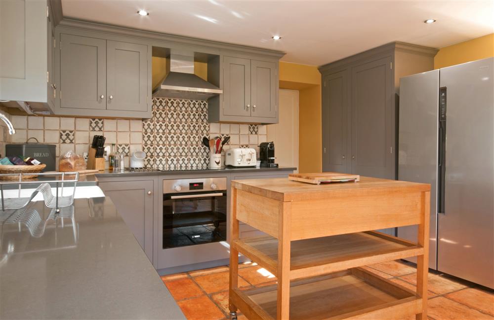 The well-equipped kitchen  at Bookers Cottage, Bruern, near Chipping Norton
