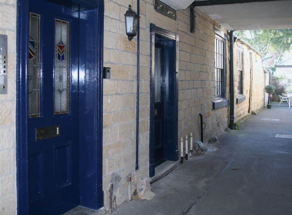 Communal entrance at Bookkeepers Place in Bakewell, Derbyshire
