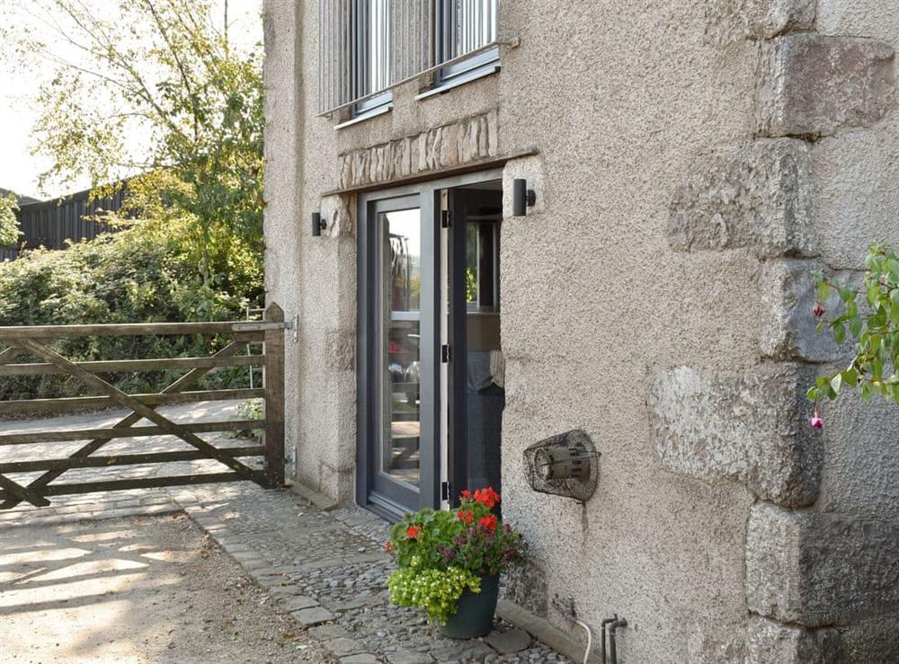 Main entrance to the holiday home at Threagill Cottage, 