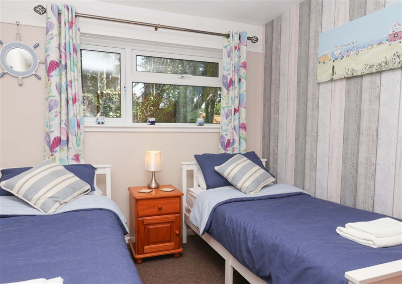 One of the bedrooms at Boos Bungalow, Callington near Gunnislake