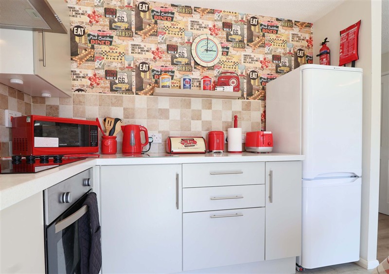 The kitchen at Boos Bungalow, Callington near Gunnislake