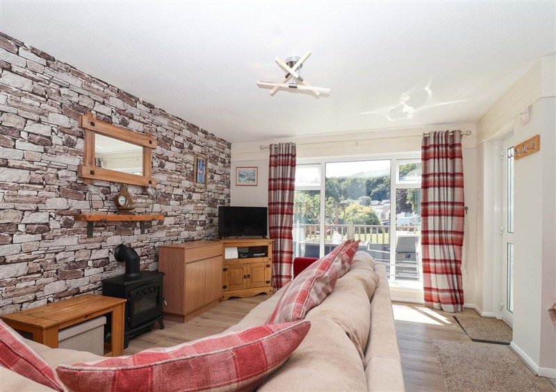 The living room at Boos Bungalow, Callington near Gunnislake