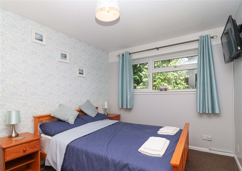 This is a bedroom at Boos Bungalow, Callington near Gunnislake