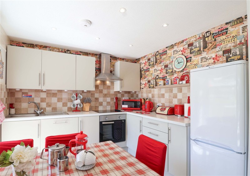 This is the kitchen at Boos Bungalow, Callington near Gunnislake