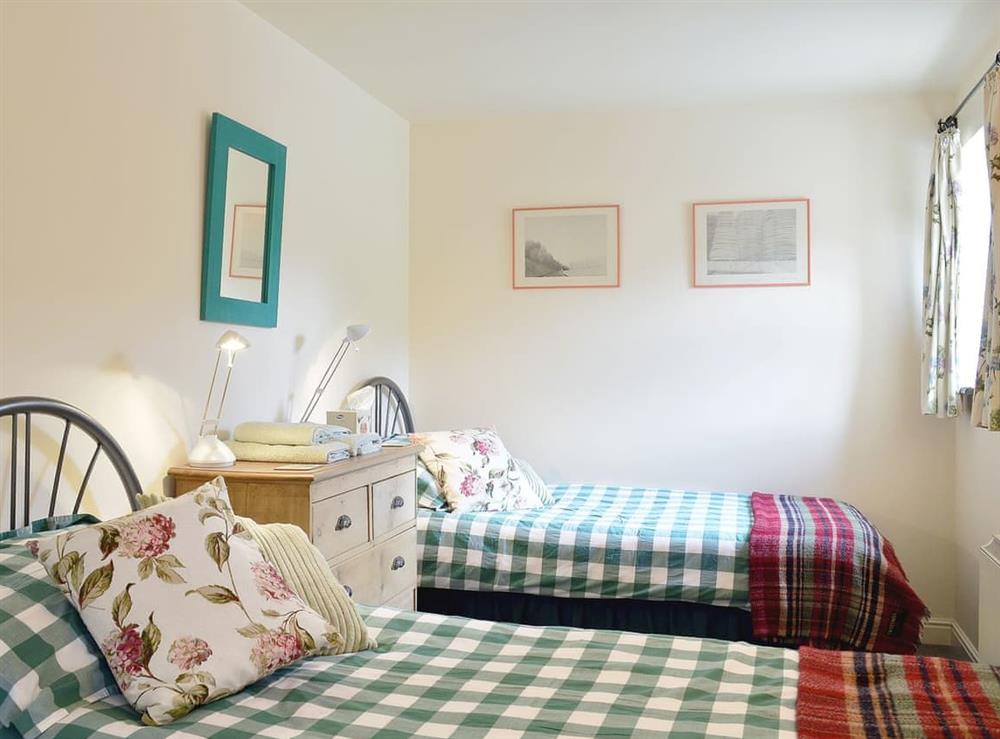 Twin bedroom at Boosley Grange Cottage in Buxton, Derbyshire