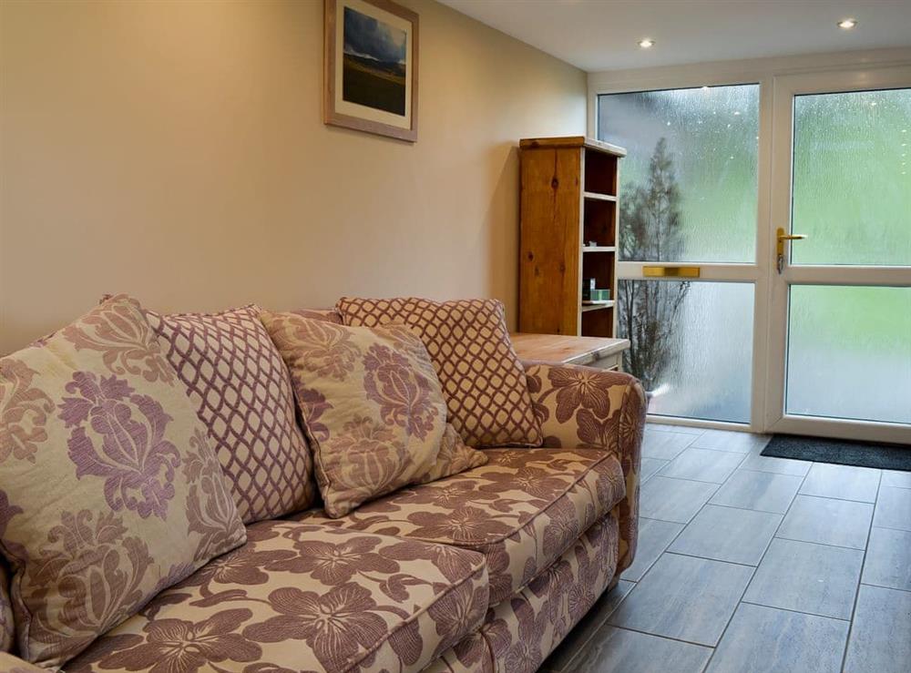 Cosy sitting area at Booth Farm Cottage, 
