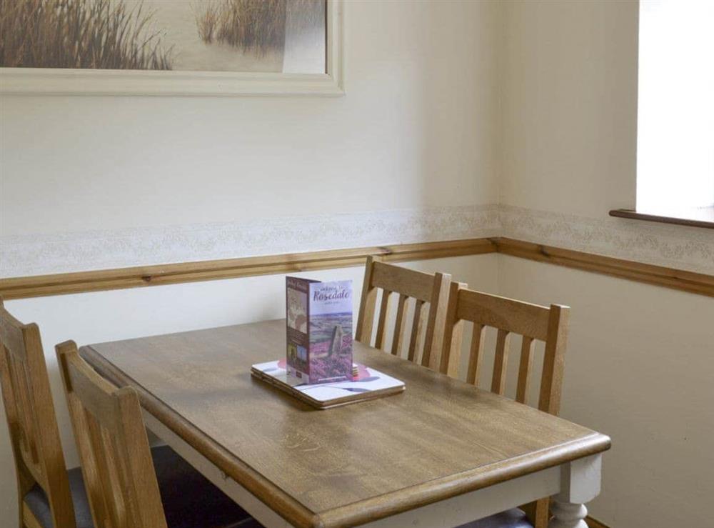 Convenient dining area at Boothferry in Rosedale, near Pickering, North Yorkshire