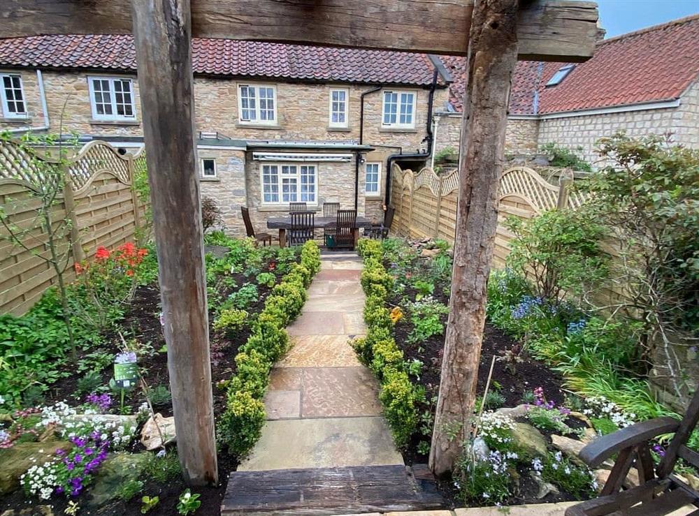 Garden at Boroughbeck Cottage in Helmsley, North Yorkshire
