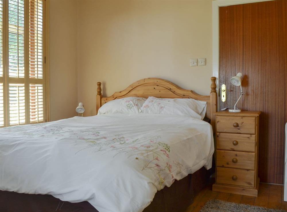 Comfortable double bedroom at Borran Annexe in Oxen Park, near Ulverston, Cumbria