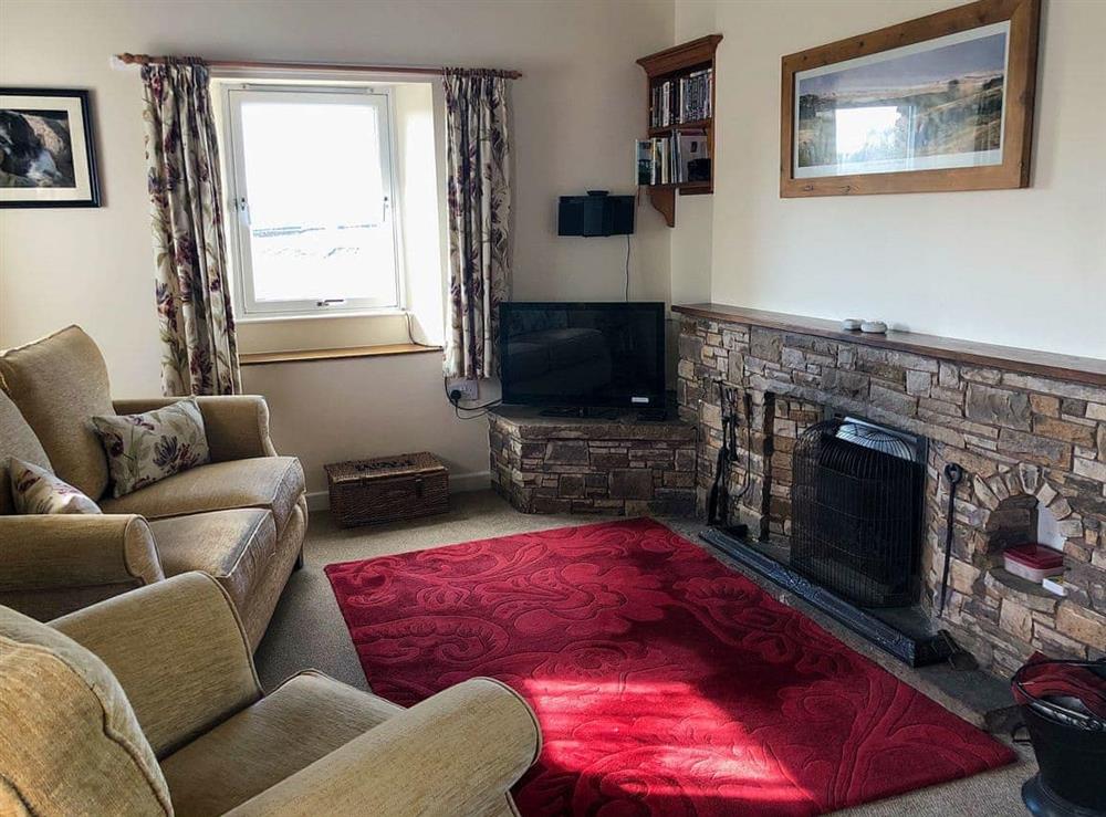 Living area at Borrowdale Cottage in North Stainmore, Kirkby Stephen, Cumbria., Great Britain