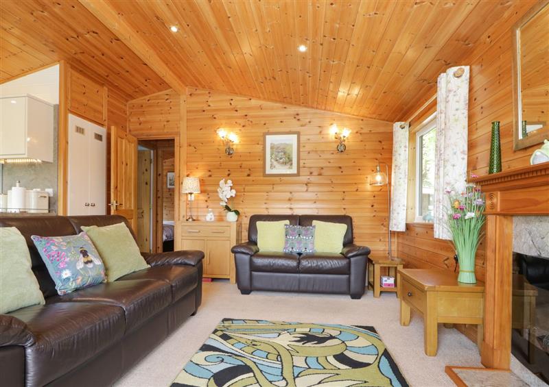 The living room at Borrowdale Lodge, Keswick