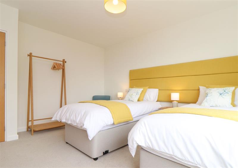 One of the bedrooms at Boscregan, Porthleven