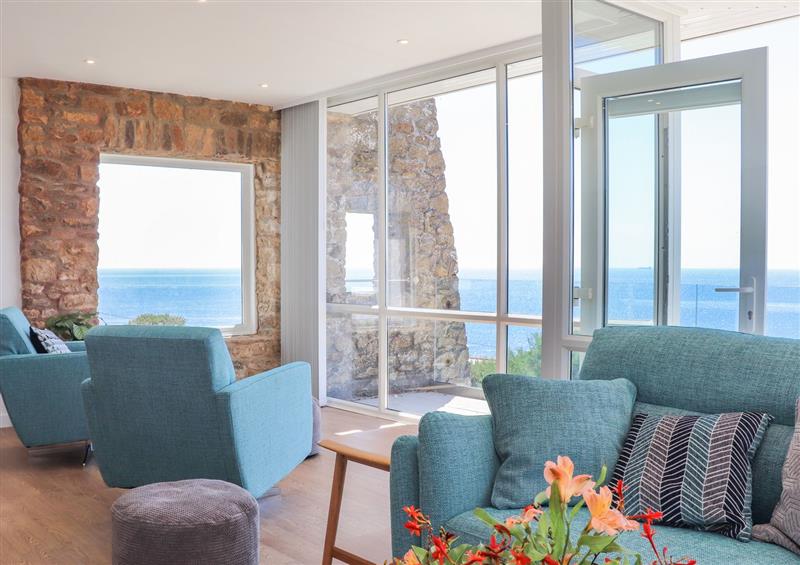 Relax in the living area at Boscregan, Porthleven