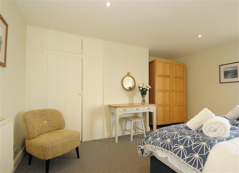 One of the bedrooms at Bosistow Farmhouse, St Levan near Porthgwarra