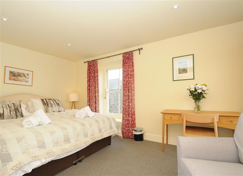 This is a bedroom at Bosistow Farmhouse, St Levan near Porthgwarra