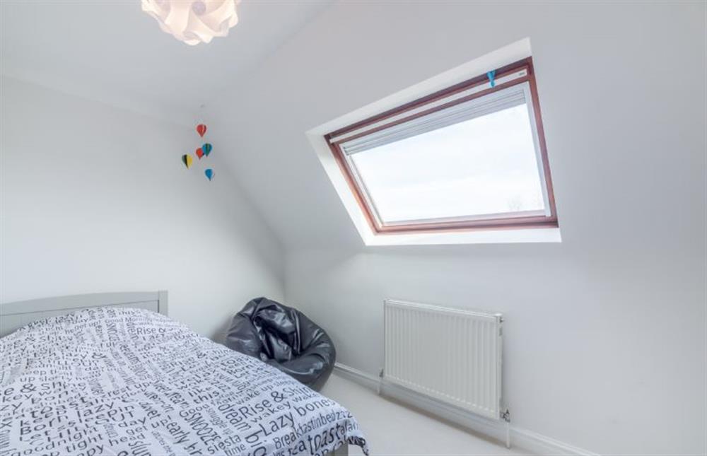 First floor:  Single bedroom with 3ft bed and feature skylight (photo 2) at Bosky House, South Creake  near Fakenham