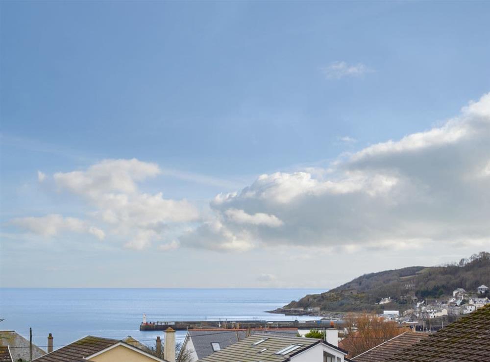 View from the garden towards Newlyn at Bosorne in Penzance, Cornwall