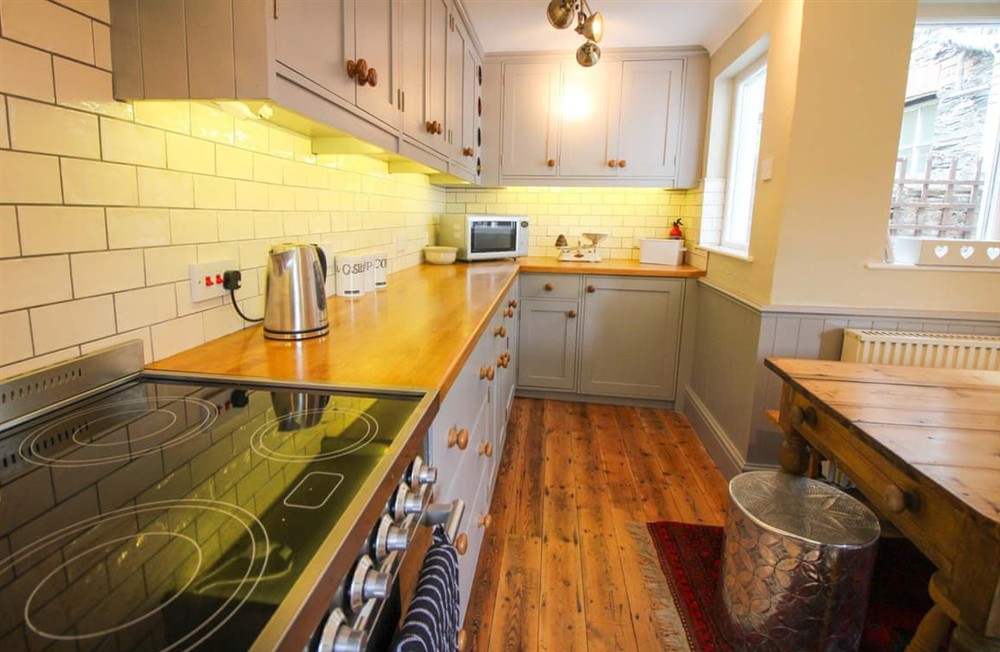 Kitchen area (photo 3) at Bossy Castle in Boscastle, Cornwall