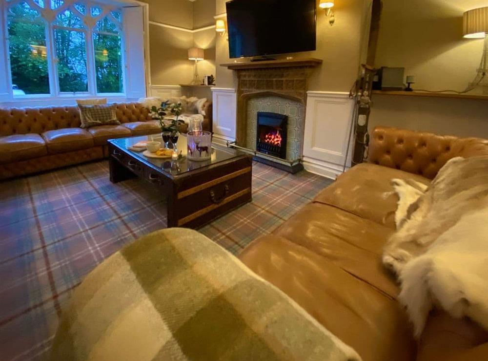 Living room at Boston House in Windermere, Cumbria