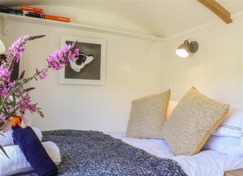 Bedroom at Bosulla Shepherds Hut, Newmill near Penzance