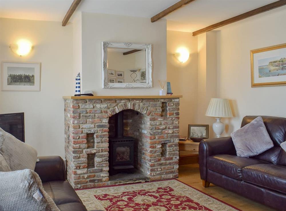 Attractive living room at Bosuns Cottage in Whitby, North Yorkshire