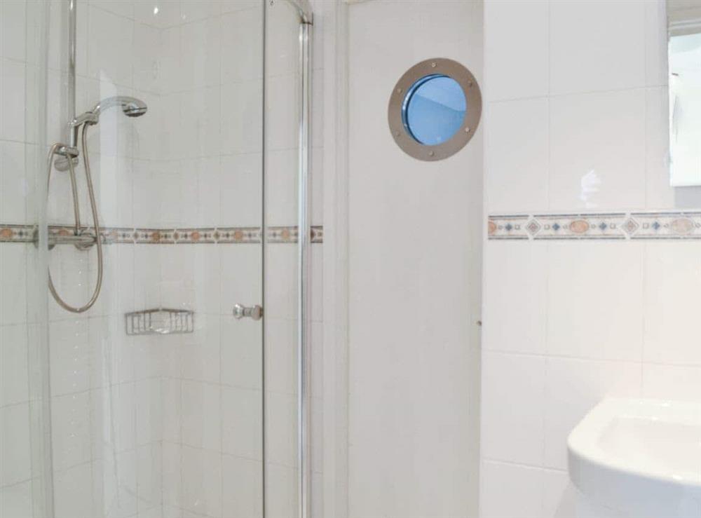 Shower room at Bosun’s Locker in Lymington, Hants., Hampshire