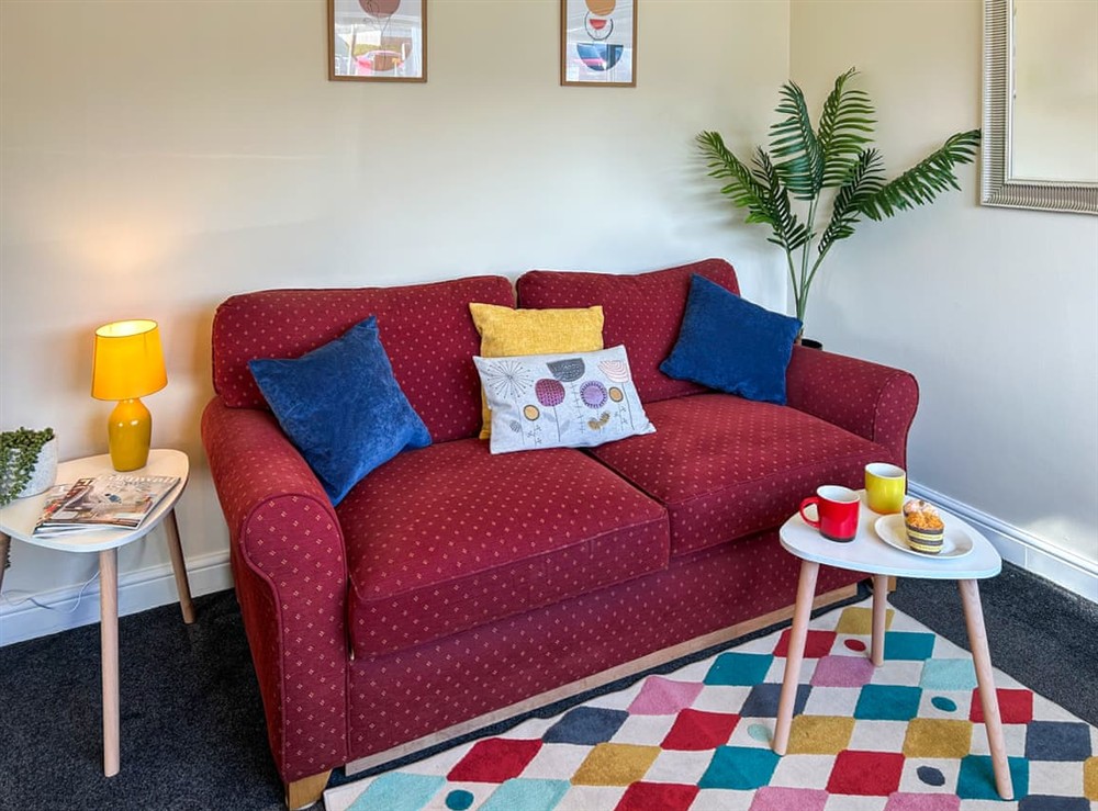 Living area at Bosuns Locker in Perranporth, Cornwall