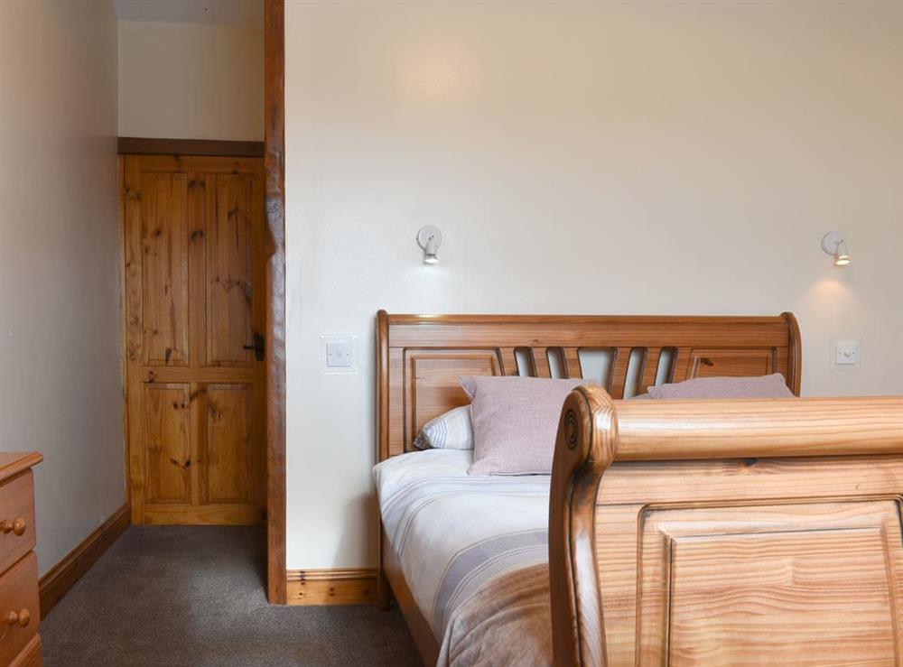 Double bedroom at Bo’suns Rest in Staithes, near Whitby, Cleveland