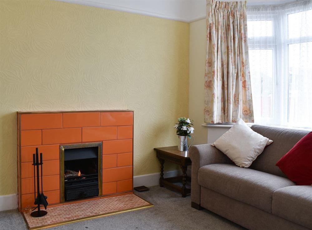 Living room at Bosuns Retreat in Mudeford, near Christchurch, Dorset