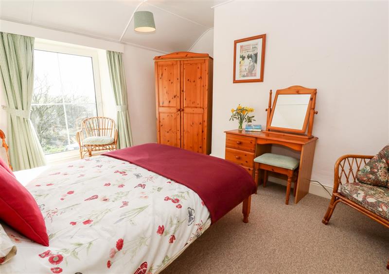 One of the 4 bedrooms at Bosworlas Farm House, St Just