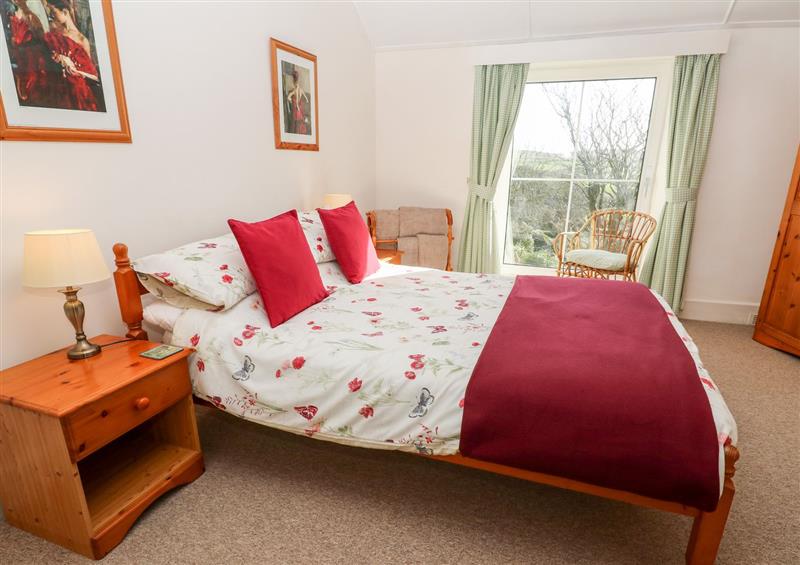 This is a bedroom at Bosworlas Farm House, St Just
