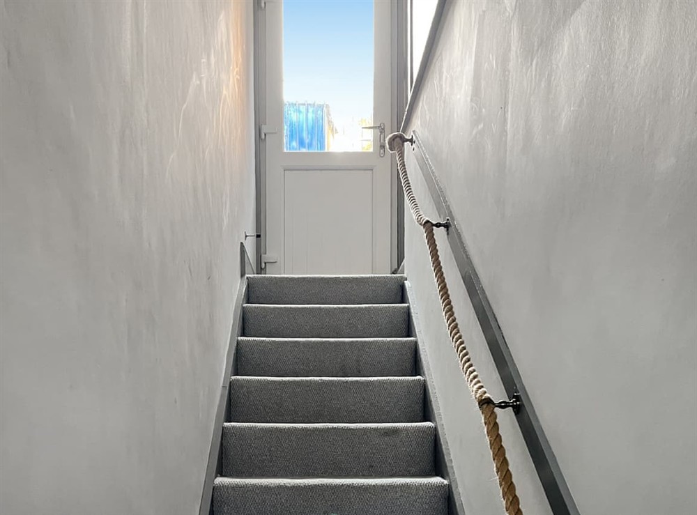 Stairs at Botany Bay House in Whitby, North Yorkshire