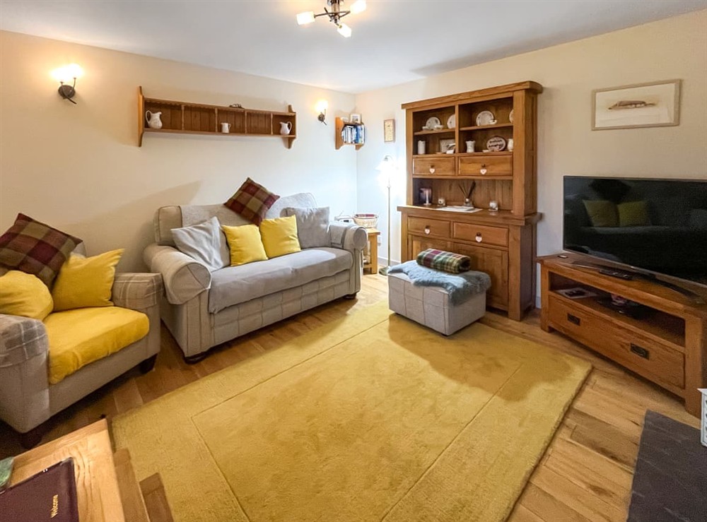 Living area at Bothan Aonghais in Portree, Isle Of Skye