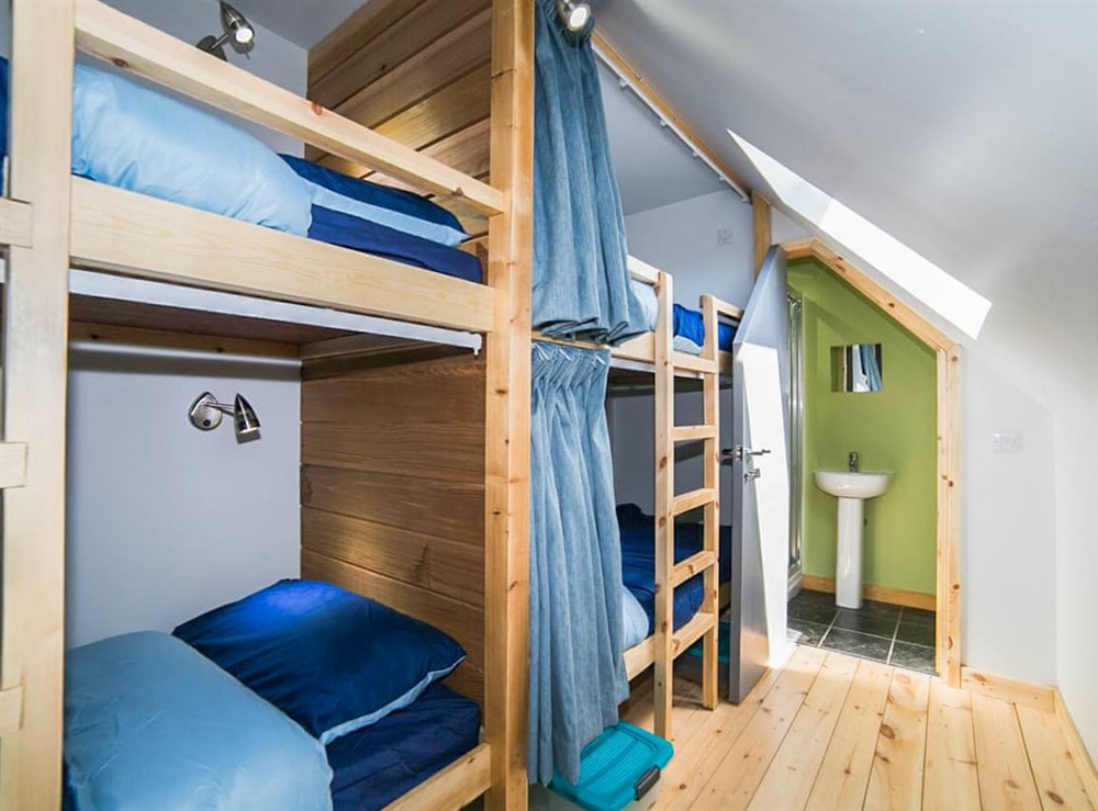 Bunk bedroom at Bothy 1 in Hexham, near Bellingham, Northumberland