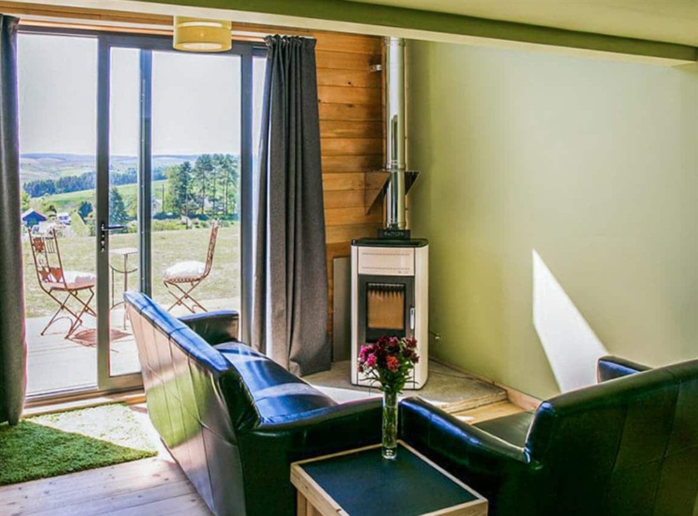 Living area at Bothy 1 in Hexham, near Bellingham, Northumberland
