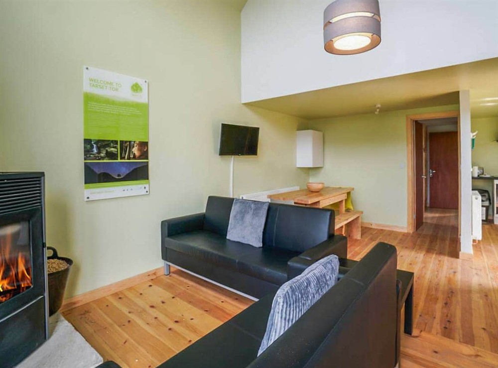 Living area at Bothy 5 in Hexham, near Bellingham, Northumberland