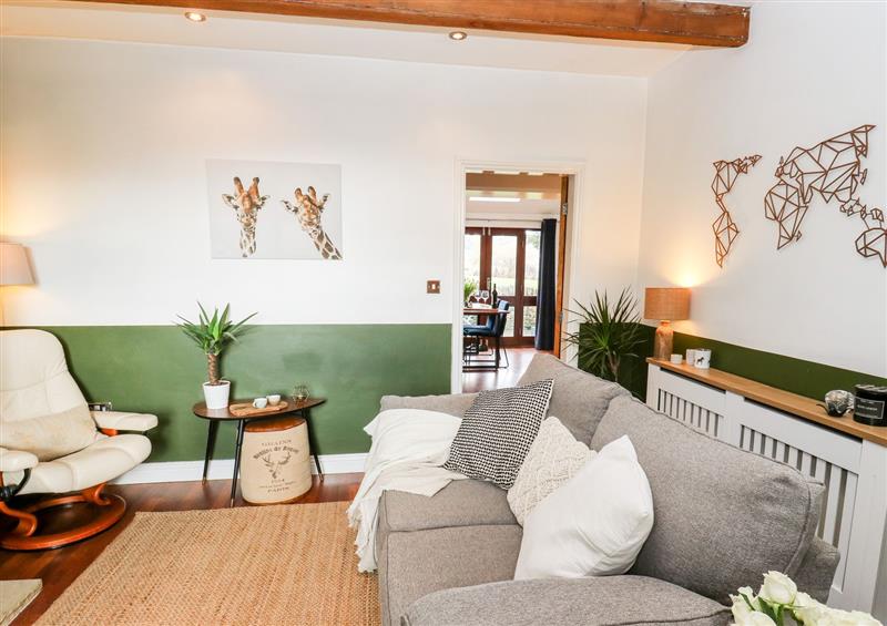 Relax in the living area at Boundary Cottage, Golcar