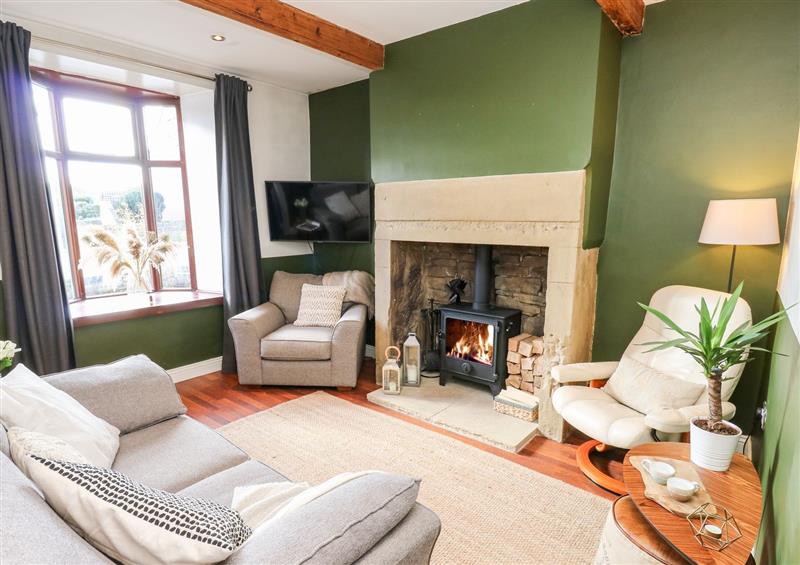 The living area at Boundary Cottage, Golcar