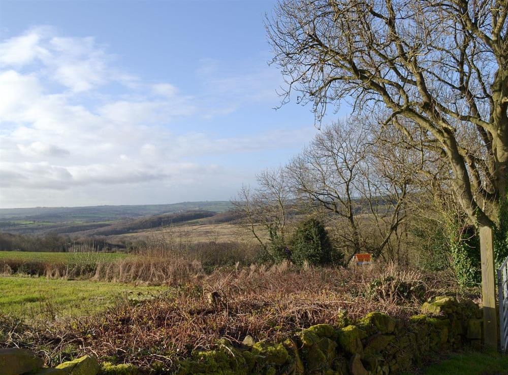 Great views at Boundary Cottage in Old Whittington, near Chesterfield, Derbyshire