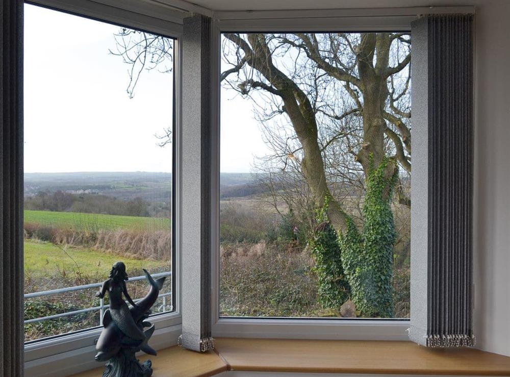View at Boundary Cottage in Old Whittington, near Chesterfield, Derbyshire