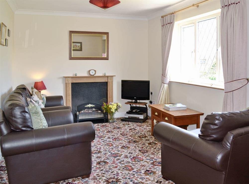 Living room at Bournstream Cottage in Bilbrook, near Minehead, Somerset