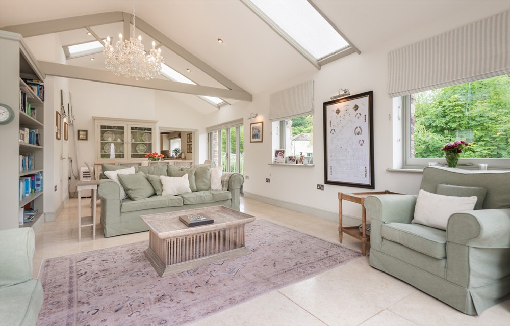This is the living room at Bow Bridge House and Cottages in Tuckenhay