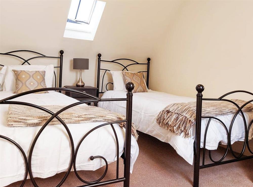 Twin bedroom at Bow Well Lodge in Berwick-Upon-Tweed, Northumberland