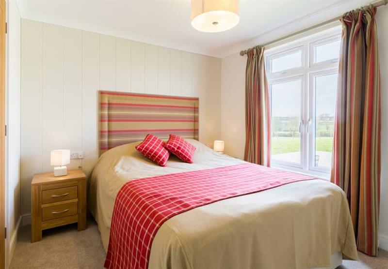 Double bedroom in Oak at Bowbrook Lodges in Pershore, Worcestershire