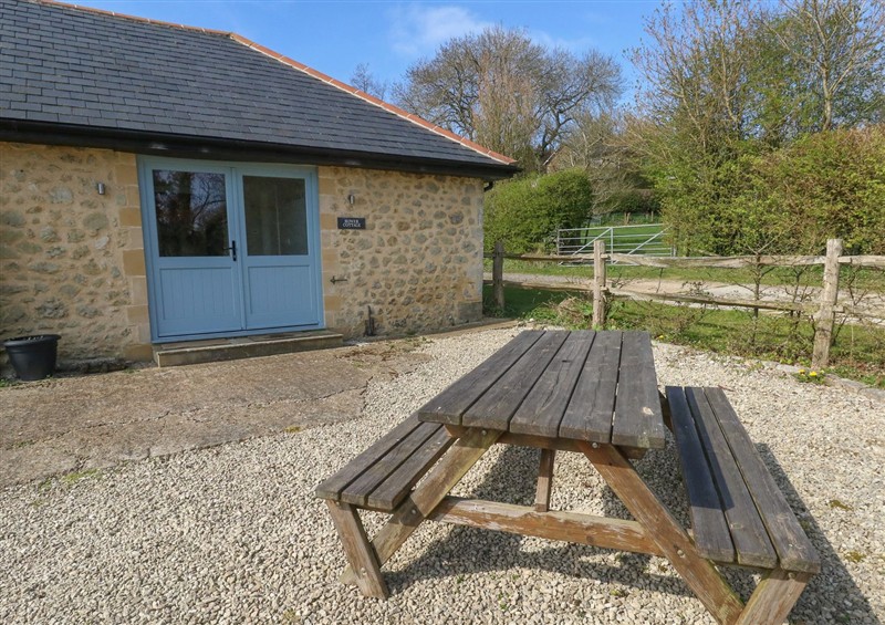The setting at Bower Cottage, Hooke near Beaminster