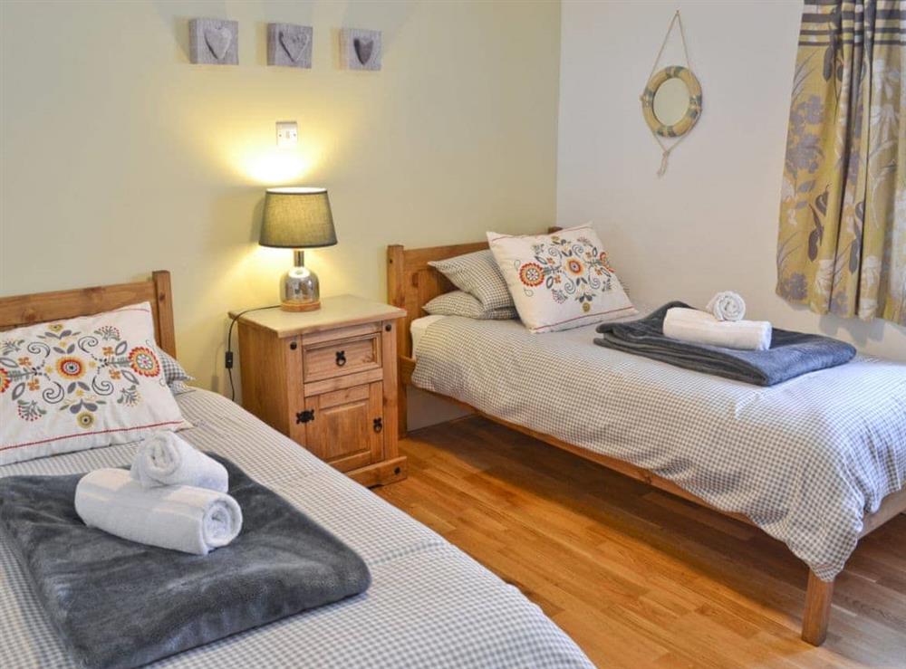 Twin bedroom at Bowji in Numphra, Penzance, Cornwall