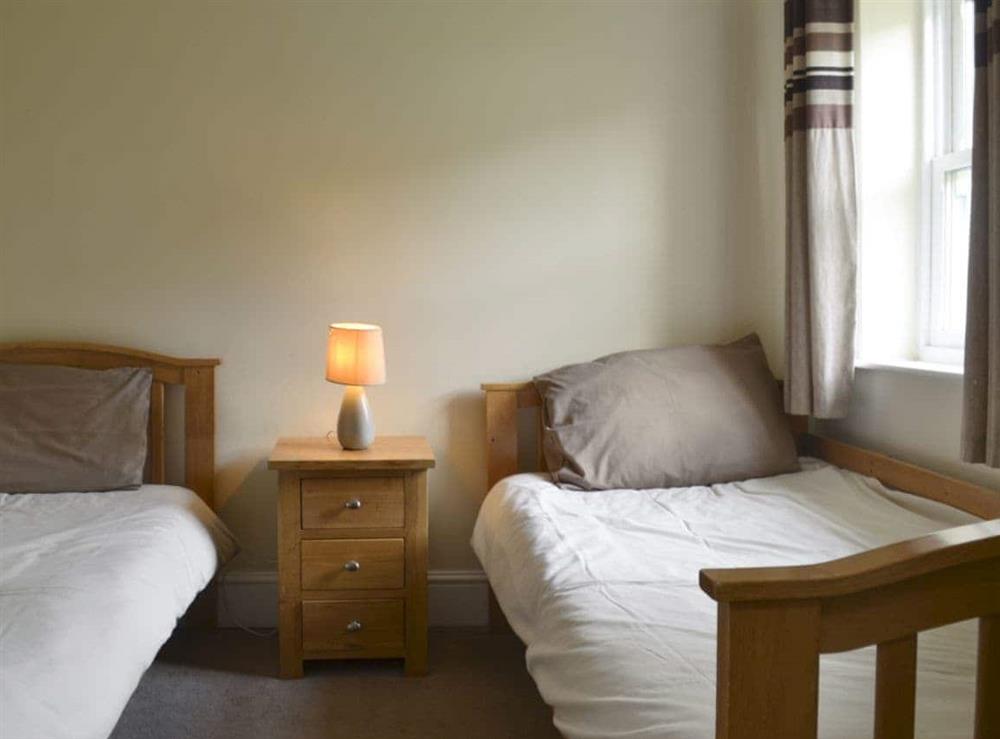 Twin bedroom at Raby Cottage, 