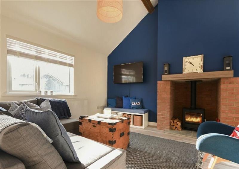 The living area at Bowline Cottage, Beadnell