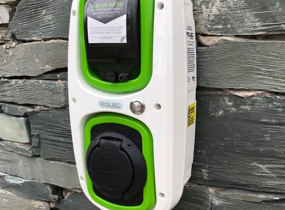 Car charging point at Bowness Apartment in Bowness-on-Windermere, Cumbria