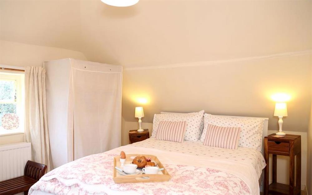 Double bedroom at Box Cottage, Eastling, Kent